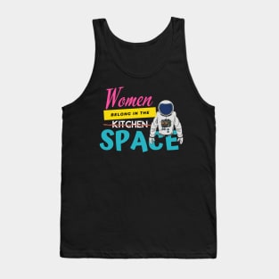 Women Belong In The Space Tank Top